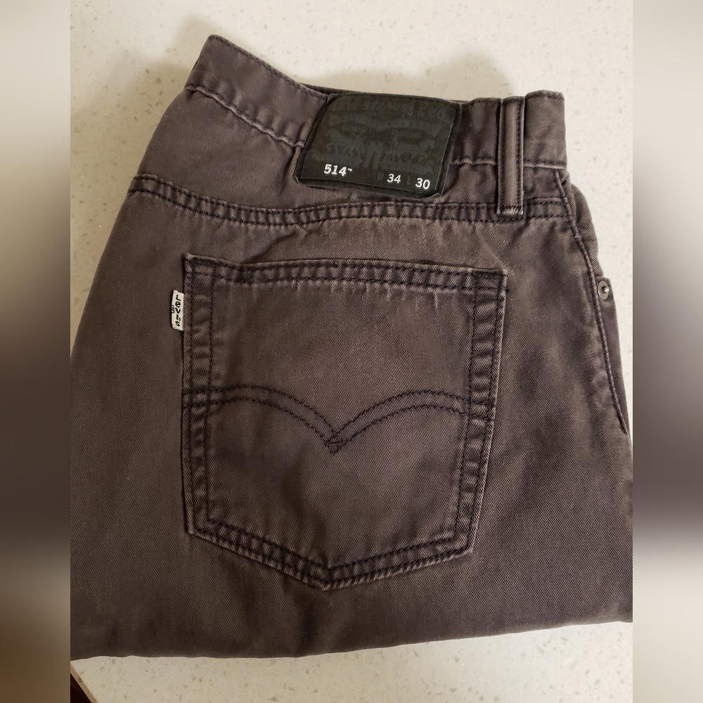 Levi's 514 34x30 grey pants